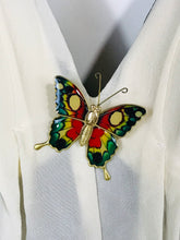 Load image into Gallery viewer, Meghan Women's Embroidered Pleated Midi Dress NWT | US2 UK6 | Beige