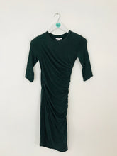 Load image into Gallery viewer, Helmut Lang Women’s Draped Bodycon Dress | P XS UK6-8 | Green