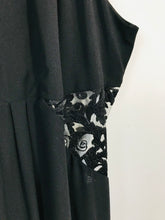 Load image into Gallery viewer, Pinko Women's Halter Neck Pleated Evening Dress | UK12 | Black