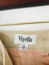 Load image into Gallery viewer, Viyella Women's Pencil Skirt | UK16 | Beige