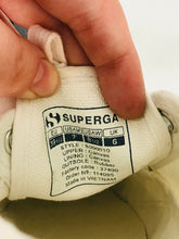 Load image into Gallery viewer, Superga Women’s Canvas Trainers | 39.5 UK6 | White