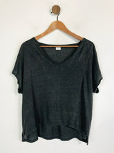 Load image into Gallery viewer, Poetry Women's Linen T-Shirt | UK10 | Grey