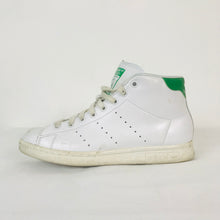 Load image into Gallery viewer, Adidas Mens Stan Smith High Top Trainers | UK6.5 | White Green