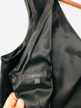 Load image into Gallery viewer, Coast Women's Fitted Satin Midi Dress | UK12 | Black