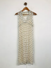 Load image into Gallery viewer, For Love and Liberty Women's Silk Pleated Shift Dress | S UK8 | White