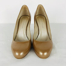 Load image into Gallery viewer, Karen Millen Womens Patent Court Heels | EU39.5 UK6.5 | Gold Brown