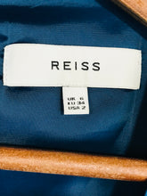 Load image into Gallery viewer, Reiss Women's Long Sleeve Ruched Blouse | UK8 | Blue