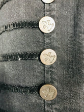 Load image into Gallery viewer, Oasis Jeans Women's Denim Jacket | UK10 | Black