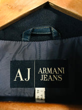 Load image into Gallery viewer, Armani Jeans Men's High Neck Zip Raincoat Jacket | IT46 | Blue