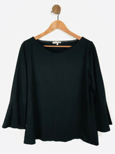 Load image into Gallery viewer, Hobbs Women's Cotton Long Sleeve T-Shirt | XL UK16 | Black