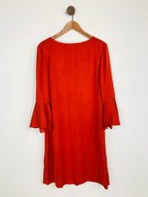 Load image into Gallery viewer, Jigsaw Women's Bell Sleeve Shift Dress | UK14 | Red