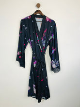 Load image into Gallery viewer, B by Ted Baker Women's Floral Satin Dressing Gown NWT | UK8-10 | Black