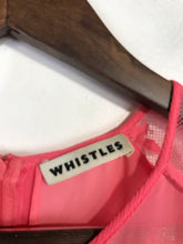 Load image into Gallery viewer, Whistles Women's Lace Pleated A-Line Dress | UK14 | Pink