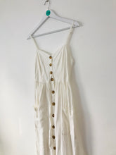 Load image into Gallery viewer, Urban Outfitters Women’s Button-Up Smock Midi Dress | L | White