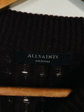 Load image into Gallery viewer, Allsaints Women's High Neck Jumper | M UK10-12 | Purple