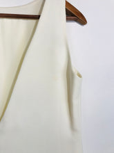 Load image into Gallery viewer, Vera Wang Women's Smart A-Line Dress | UK6 | White
