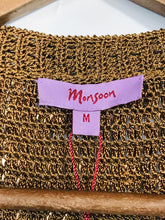 Load image into Gallery viewer, Monsoon Women's Sequin Bolero Cardigan NWT | M UK10-12 | Brown