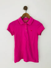 Load image into Gallery viewer, Victoria’s Secret PINK Women’s Distressed Polo Shirt Top | XS | Pink
