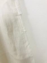 Load image into Gallery viewer, Stella Carakasi Women's Linen Sleeveless Midi A-Line Dress | M UK12 | White