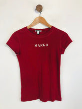 Load image into Gallery viewer, Mango Women's Cotton T-Shirt | M UK10-12 | Red