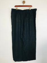 Load image into Gallery viewer, Marks and Spencer Women's Linen Wide Leg Casual Trousers | UK20 | Blue