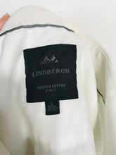 Load image into Gallery viewer, Lindbergh Men's Cotton Button-Up Shirt | L | White