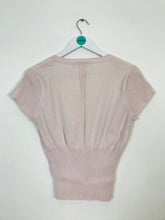 Load image into Gallery viewer, Fenn Wright Manson Women’s Shirt Sleeve Knitted Top | UK 16-18 | Pink