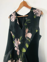 Load image into Gallery viewer, Phase Eight Women's Floral Colour Block A-Line Dress | UK14 | Multicoloured