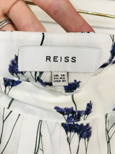 Load image into Gallery viewer, Reiss Women's Floral Pleated Midi Skirt | UK14 | White
