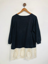 Load image into Gallery viewer, Hugo Boss Women's Embroidered Jumper | L UK14 | Grey