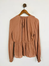 Load image into Gallery viewer, Mango Women's Crochet Ruched Blouse | M UK10-12 | Pink