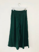 Load image into Gallery viewer, Anthropologie Women’s High Waisted Wide Leg Culottes | XS UK6 | Green