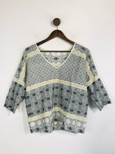 Load image into Gallery viewer, Velvet by Graham & Spencer Women's Boho Embroidered Blouse | XS UK6-8 | Multicoloured