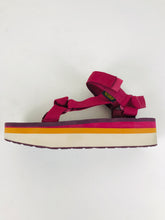 Load image into Gallery viewer, Teva Women's Platform Sandals | UK7 | Multicoloured