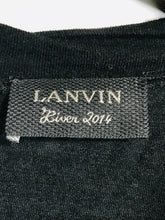 Load image into Gallery viewer, Lanvin Women's Wool Fringe Vest | FR34 | Black