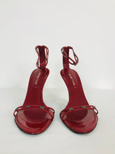 Load image into Gallery viewer, Sergio Rossi Women’s Leather Stiletto Heels | UK7 EU40 | Red