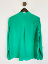 Load image into Gallery viewer, & Other Stories Women's Silk Button-Up Shirt | EU38 UK10 | Green