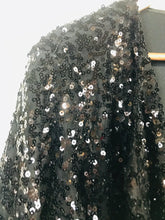 Load image into Gallery viewer, Roger + Roger Women's Sequin Blazer Jacket | UK20 | Black