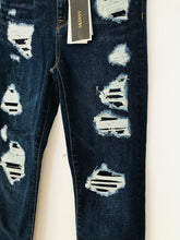 Load image into Gallery viewer, Juicy Couture Women's Distressed High Waisted Skinny Jeans NWT | 25 UK8 | Blue