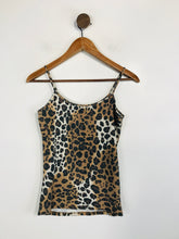 Load image into Gallery viewer, Zara Women's Leopard Print Cami Tank Top | S UK8 | Brown
