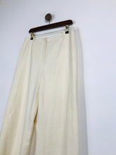 Load image into Gallery viewer, Ann Taylor Women's Wool Wide Leg Casual Trousers | US12 UK16 | Beige