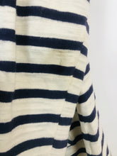 Load image into Gallery viewer, Toast Women’s Oversized Stripe Hoodie | UK 16 | Navy and Cream