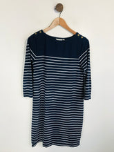 Load image into Gallery viewer, Jojo Maman Bébé Women's Striped Maternity Blouse | M UK10-12 | Blue