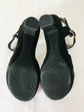 Load image into Gallery viewer, Gabor Women’s Suede Sandal Heels NWT | UK4 | Black