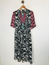 Load image into Gallery viewer, Duro Olowu Women's Floral Pleated A-Line Dress | EU36 UK8 | Multicoloured