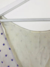 Load image into Gallery viewer, Cynthia Rowley Polka-Dot Shift Dress | US6 UK10 | Purple