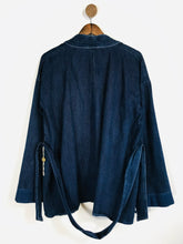 Load image into Gallery viewer, Indigo Unique Women's Wrap Denim Jacket | S UK8 | Blue