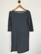 Load image into Gallery viewer, Jaeger Women's Cotton Striped Midi Dress | S UK8 | Blue