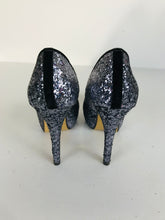 Load image into Gallery viewer, Aftershock London Women's Heeled Glitter Heels | EU39 UK6 | Grey