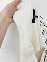 Load image into Gallery viewer, Jaeger Women's Linen Embroidered Button-Up Shirt | UK14 | White
